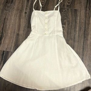 Cream Hollister Dress size small
